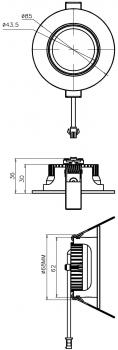 COB-68-24V-4000K-rund