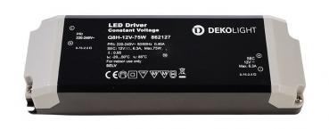 Deko-Light Netzgerät, BASIC, CV, Q8H-12-75W, spannungskonstant, 220-240V AC/50-60Hz, 12V DC, 0-6300