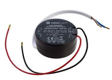 Deko-Light Netzgerät, ROUND, CC, RS500mA/8W, stromkonstant, 100-240V AC/50-60Hz, 6-16V DC, 500 mA, 3