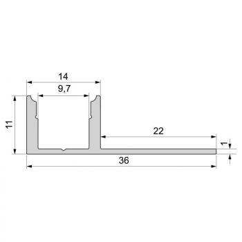 Fliesen-Profil EL-01-08