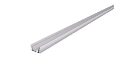 IP-Profile, U-flach AU-04-12 für 12 - 13,3 mm LED Stripes, Silber-matt, eloxiert, 2000 mm