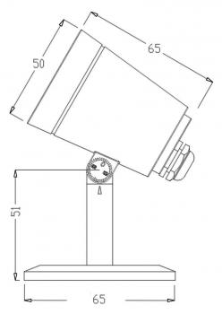 Boden- / Wand- / Deckenleuchte, Colt 4W COB, 220-240V AC/50-60Hz, Leistung / Leistungsaufnahme: 4,00