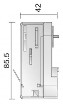 D Line 3-Phasen Adapter für Leuchtenmontage