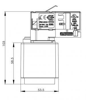 D Line Steckdosenadapter