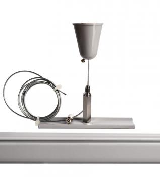 Preview: D Line Seilabhängungshalter mit Deckenrosette 1,5m