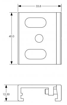 Preview: D Line Montagehalter Deckenbefestigung Flex