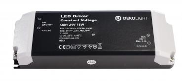 Deko-Light Netzgerät, BASIC, CV, Q8H-24-75W, spannungskonstant, 220-240V AC/50-60Hz, 24V DC, 0-3100