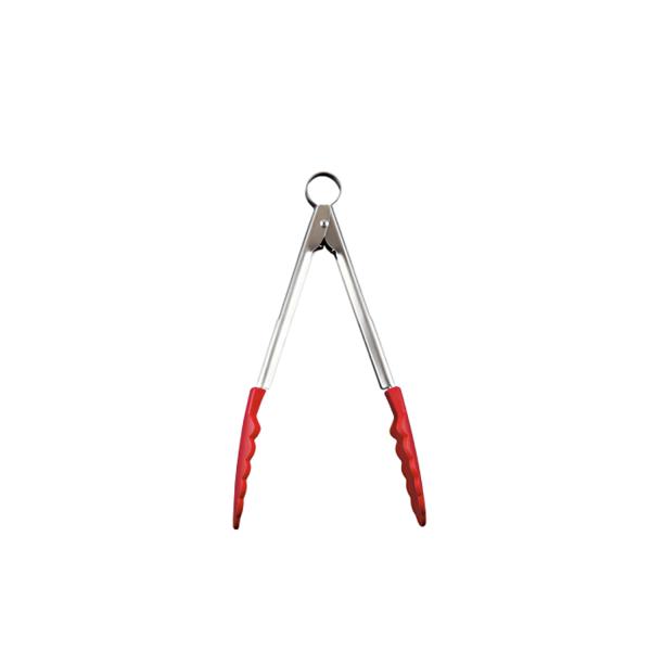 Koch- und Servierzange, rot, Länge: 24 cm