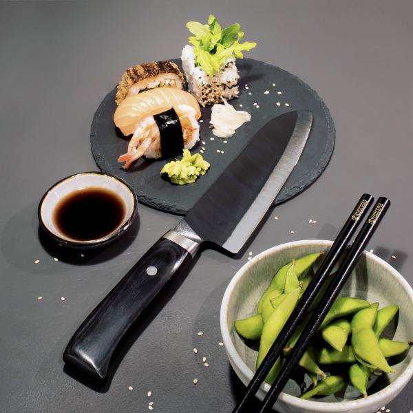 JAPAN Keramik-Santokumesser, Klinge: 14 cm