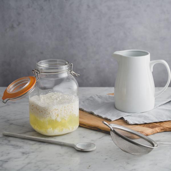 Quadratisches Bügelverschluss Glas, 1,5 Liter