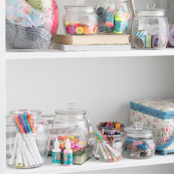 Universal-Vorratsglas mit luftdichtem Deckel 0.85 Liter