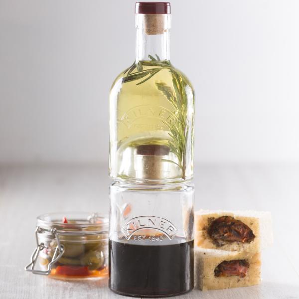 Stapelbares 2er Flaschenset mit je 350 ml