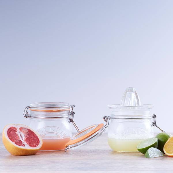 Orangenpresse aus Glas mit Bügelverschlussglas, , 500 ml