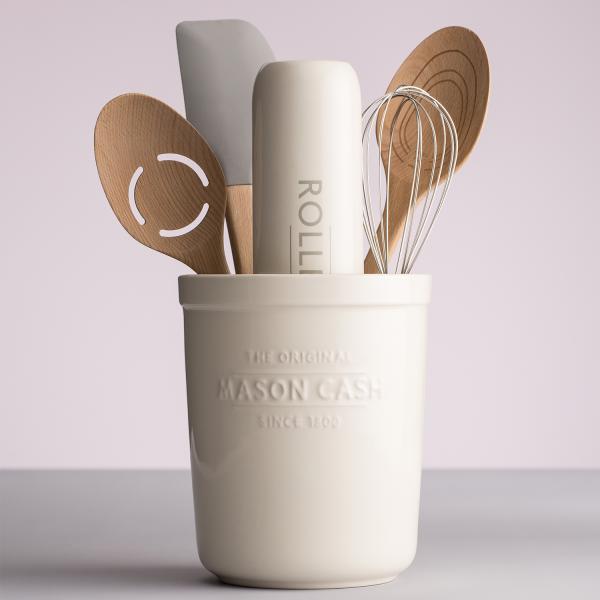 Innovative Küche - 2in1 Utensilienbehälter aus Steingut