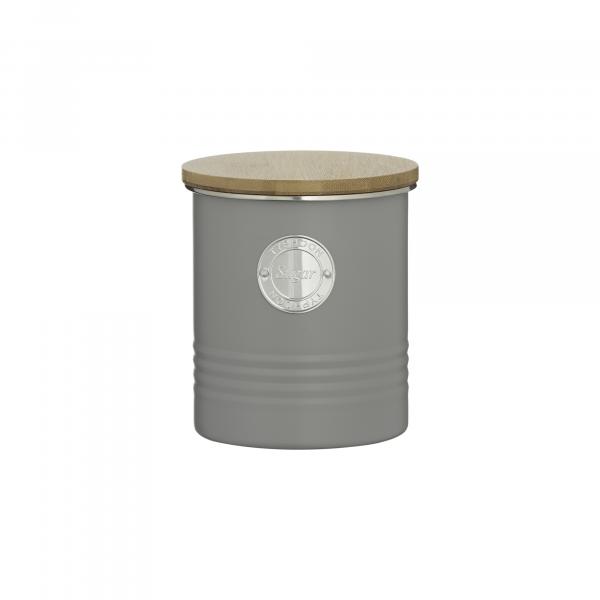 Living - Vorratsbehälter Zucker, pastellgrau, 1 Liter