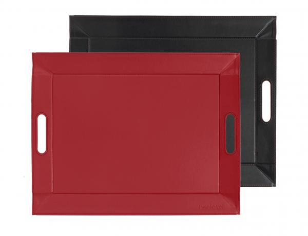 DUO - Wendetablett, Schwarz/Rot, klein