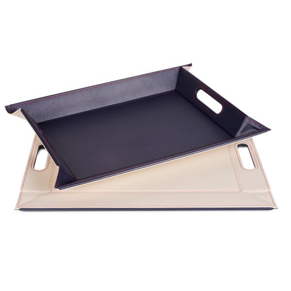 DUO - Wendetablett, Marine/Elfenbein, klein