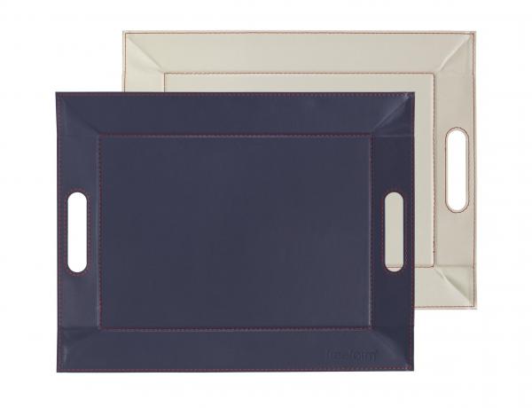 DUO - Wendetablett, Marine/Elfenbein, klein