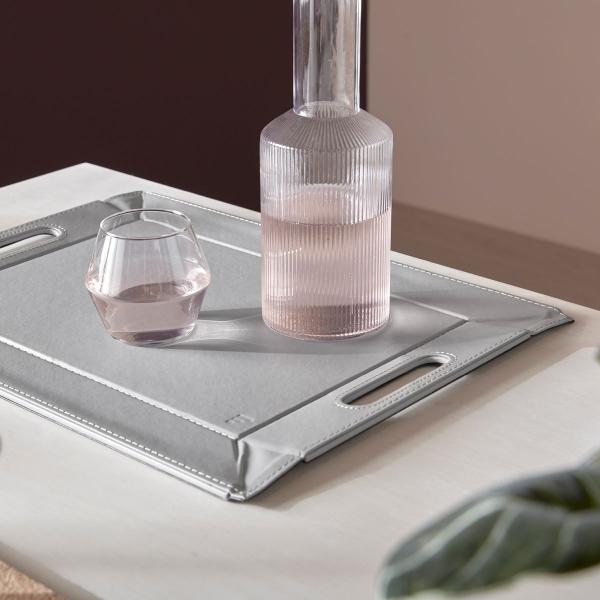 DUO - Wendetablett, grau/weiß, klein