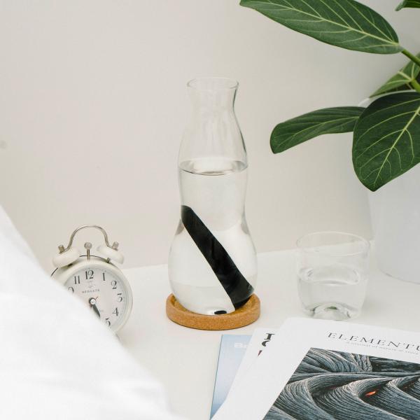 Persönliche Karaffe mit Trinkglas - 800 ml