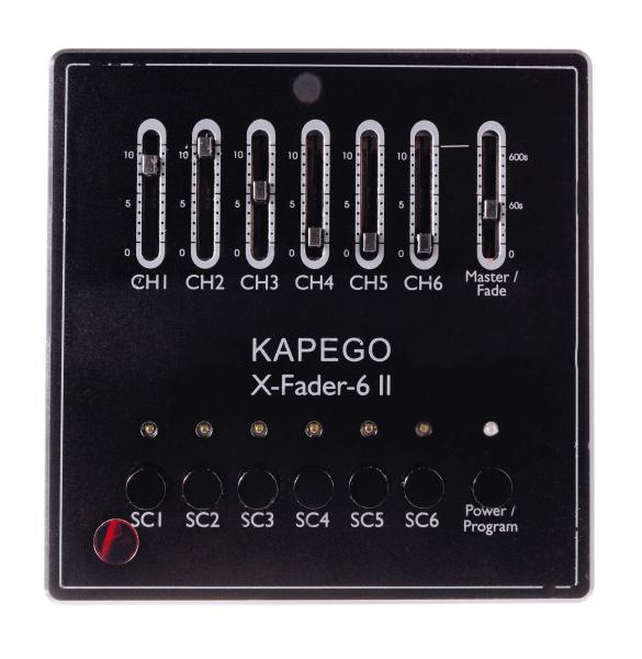 Deko-Light Controller, DMX Wandsteuerung X-Fade-6 II, dimmbar: DMX512 / IR Fernbedienung, 12-24V DC