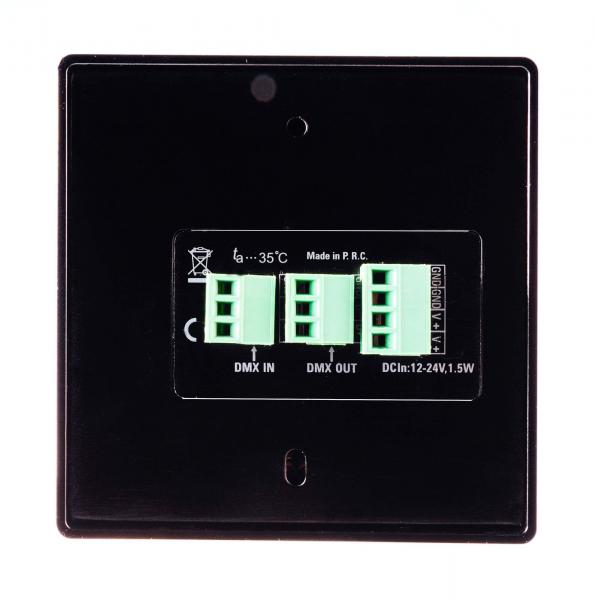 Deko-Light Controller, DMX Wandsteuerung X-Fade-6 II, dimmbar: DMX512 / IR Fernbedienung, 12-24V DC