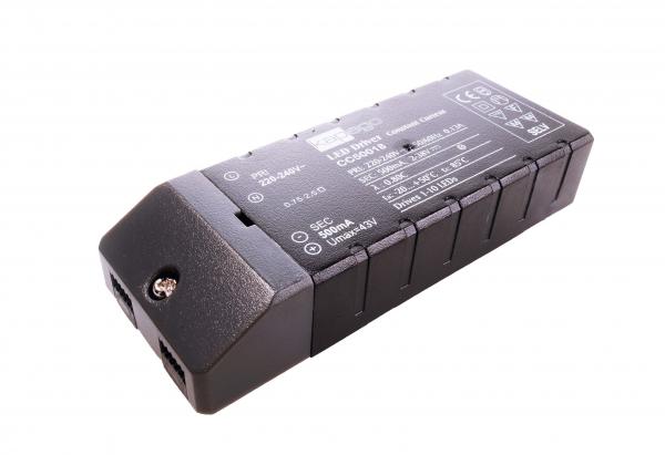 Deko-Light Netzgerät, BASIC, CC, CC50018/18W, stromkonstant, 220-240V AC/50-60Hz, 2-38V DC, 500 mA,