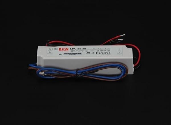 Meanwell Netzgerät, CV, LPV-35-12, spannungskonstant, 110-240V AC/50-60Hz, 12V DC, 0-3000 mA, 35,00