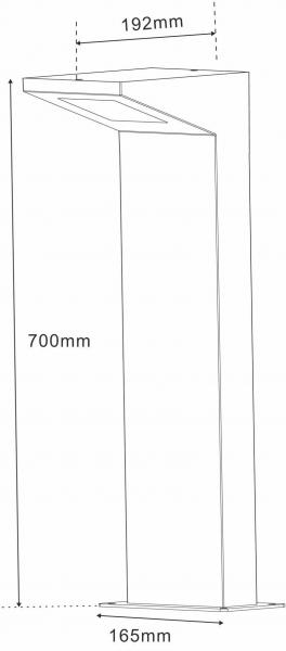 Stehleuchte, Iretta, 220-240V AC/50-60Hz, Leistung / Leistungsaufnahme: 4,00 W / 4,20 W
