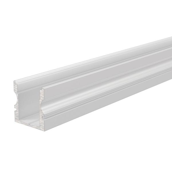 U-Profil hoch AU-02-08 für 8 - 9,3 mm LED Stripes, Weiß-matt, 1000 mm