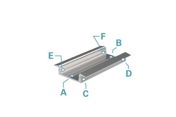 T-Profil flach ET-01-15