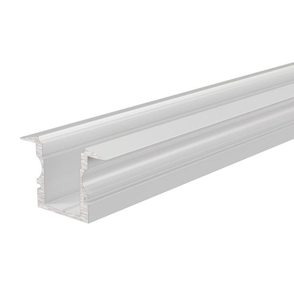 T-Profil hoch ET-02-08 für 8 - 9,3 mm LED Stripes, Weiß-matt, 1000 mm