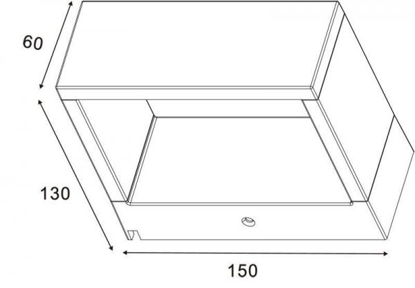 Wandaufbauleuchte, Cata, 220-240V AC/50-60Hz, Leistung / Leistungsaufnahme: 6,00 W / 6,50 W