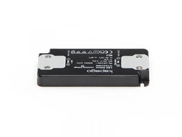 Deko-Light Netzgerät, FLAT, CV, UT24V/6W, spannungskonstant, 220-240V AC/50-60Hz, 24V DC, 0-250 mA,