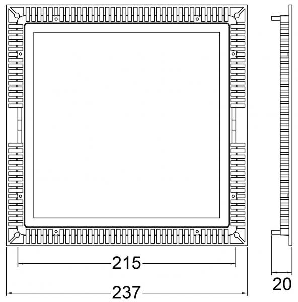 LED Panel Square 20