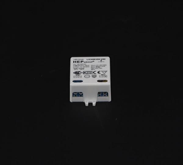 HEP Netzgerät, CC, LIC9W350 UNI, stromkonstant, 110-240V AC/50-60Hz, 17,1-25,7V DC, 55 mA, 350 mA, 6