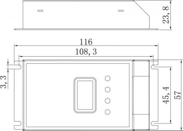 Deko-Light Controller, OLED Dimmer 3, spannungskonstant, dimmbar: DMX512, 12-24V DC, 432,00 W