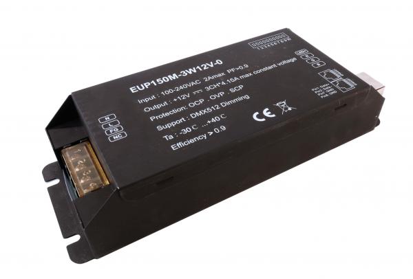 Deko-Light Netzgerät, BASIC, DIM, CV, HV DMX 12V/135W, spannungskonstant, dimmbar: DMX512, 100-240V