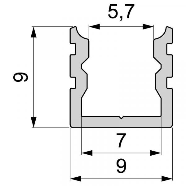 U-Profil hoch AU-02-05