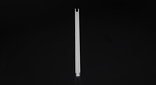 U-Profil hoch AU-02-05 für 5 - 5,7 mm LED Stripes, Weiß-matt, 2000 mm