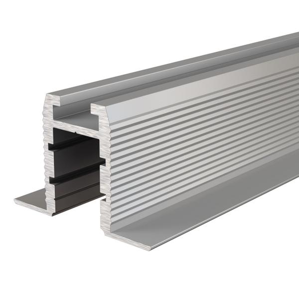 Trockenbau-Profil, Wand-Decke ET-03-10 für 12mm LED Stripes, Silber-matt, eloxiert, 1250 mm