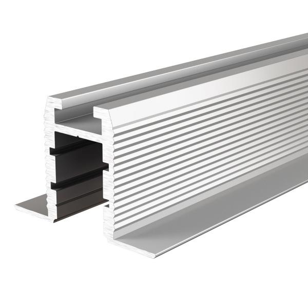 Trockenbau-Profil, Wand-Decke ET-03-10 für 12mm LED Stripes, Weiß-matt, 2500 mm