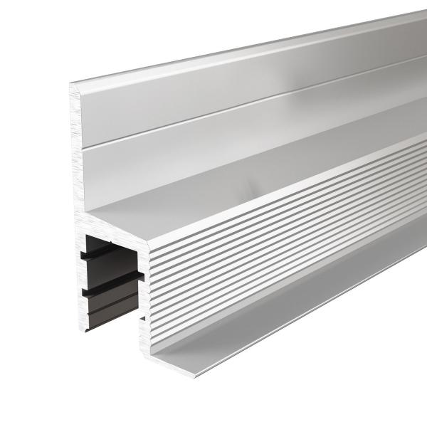 Trockenbau-Profil, Deckenvoute EL-03-10 für 12mm LED Stripes, Weiß-matt, 2500 mm