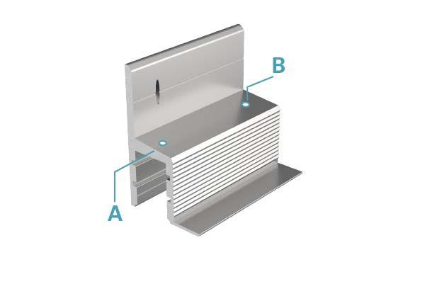 Trockenbau-Profil, Deckenvoute EL-03-10 für 12mm LED Stripes, Weiß-matt, 2500 mm