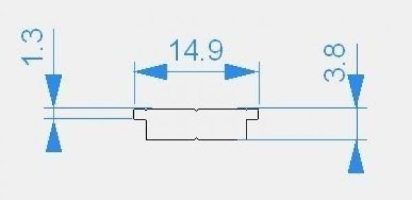 Trägerprofil, LED-Träger T-01-10