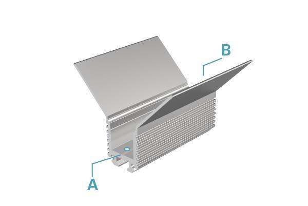 Trockenbau-Profil, Ecke innen EV-03-10