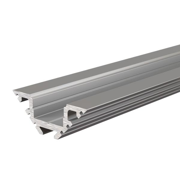 Eck-Profil AV-04-12 für 12 - 13,3 mm LED Stripes, Silber-matt, eloxiert, 1000 mm