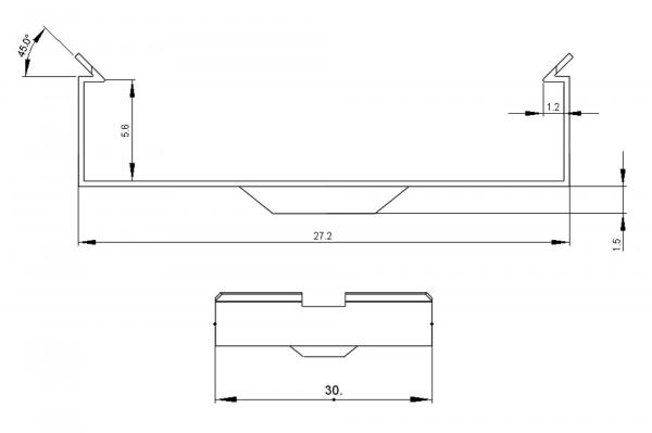 2er Set Halteklammern für AU-20