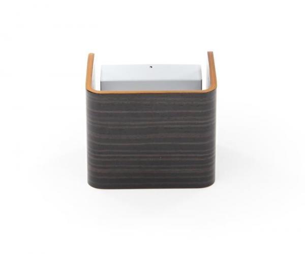 Abdeckung Crateris I Holz Grau Braun