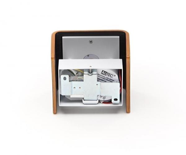 Abdeckung Crateris I Holz Grau Braun